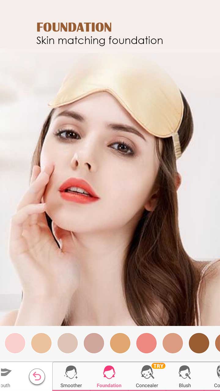 اسکرین شات 3 برنامه Perfect Beauty Makeup Camera