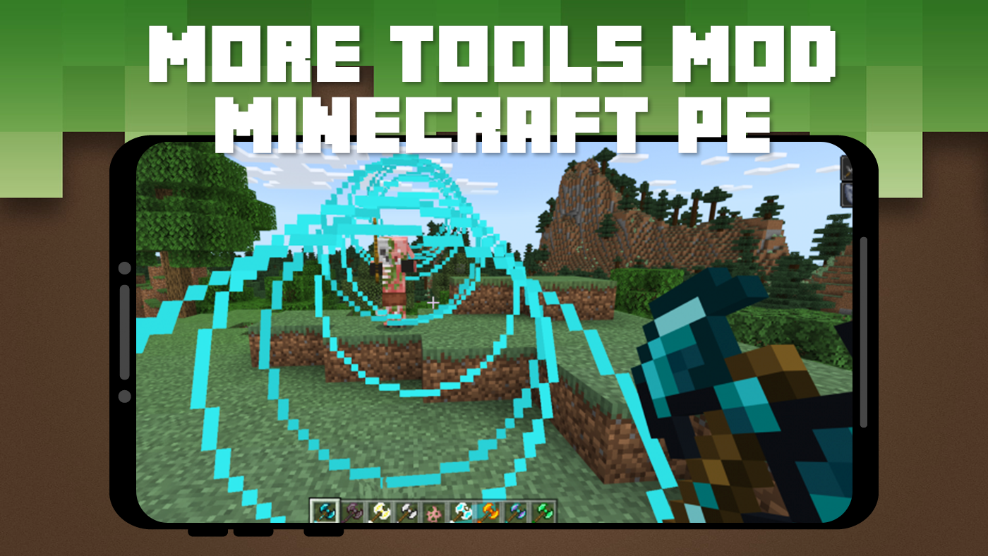 اسکرین شات 4 برنامه More Tools Mod for Minecraft