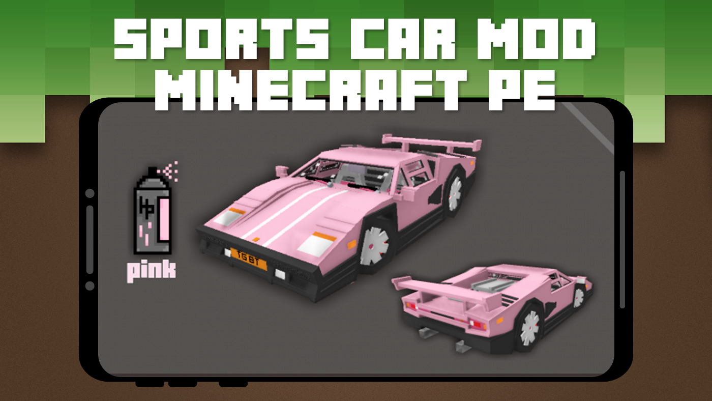 اسکرین شات 6 برنامه Sports Car Mod for Minecraft