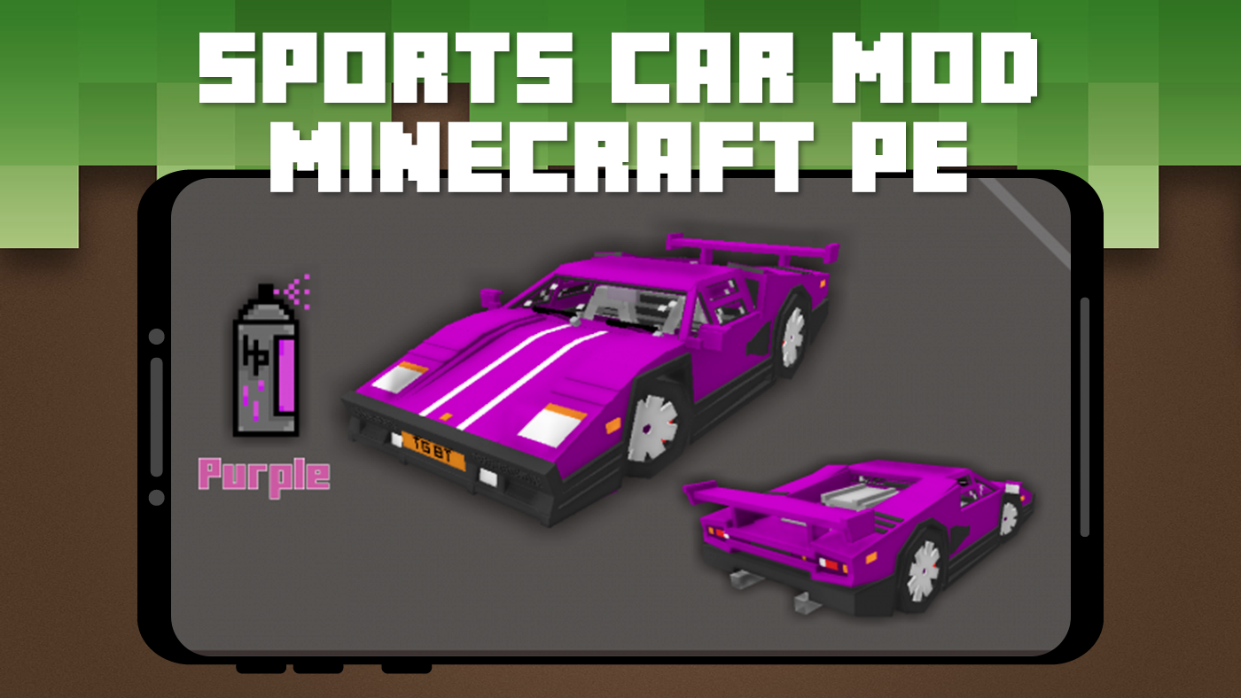 اسکرین شات 7 برنامه Sports Car Mod for Minecraft