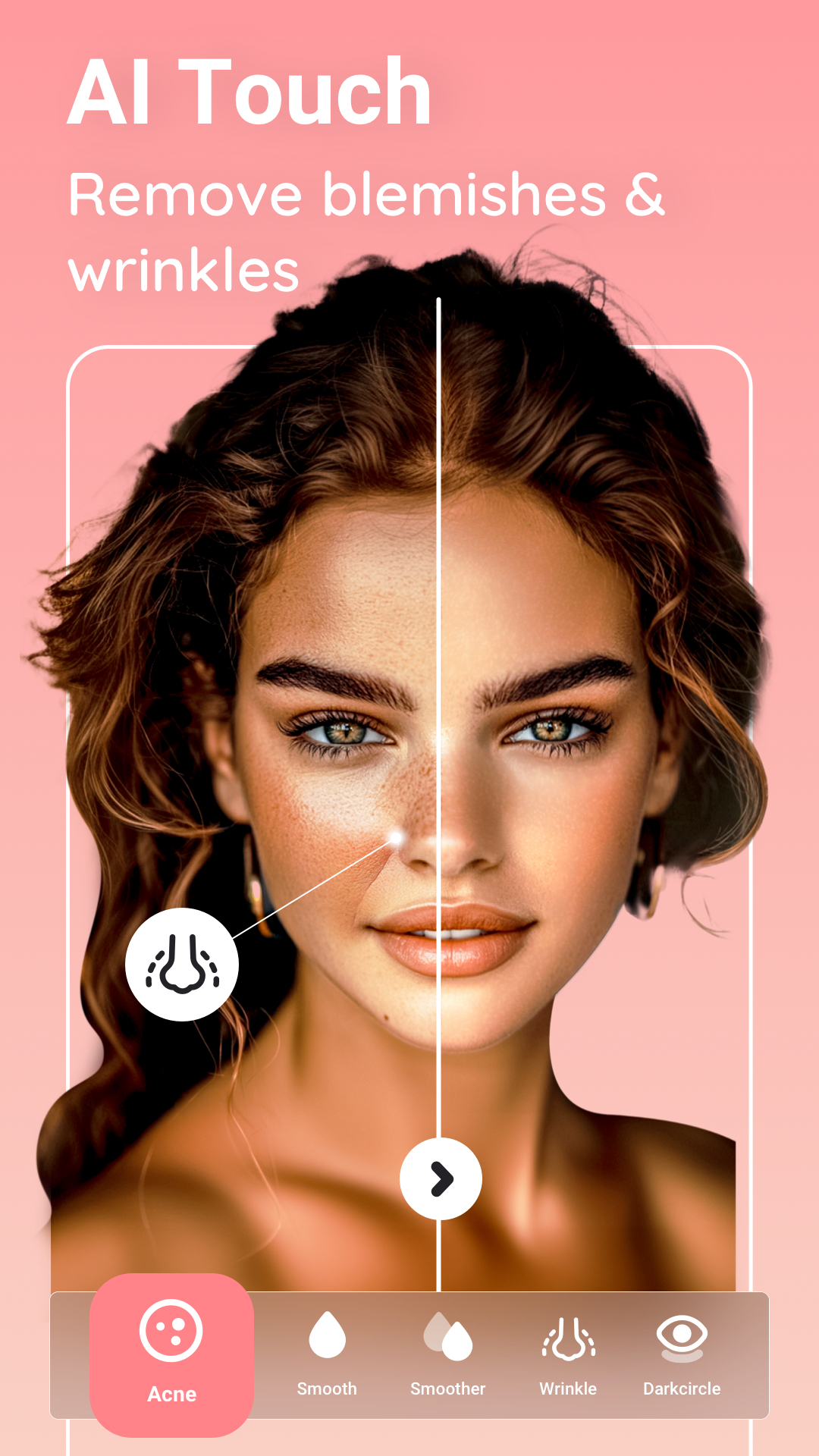 اسکرین شات 2 برنامه Peachy: Face App & Body Editor