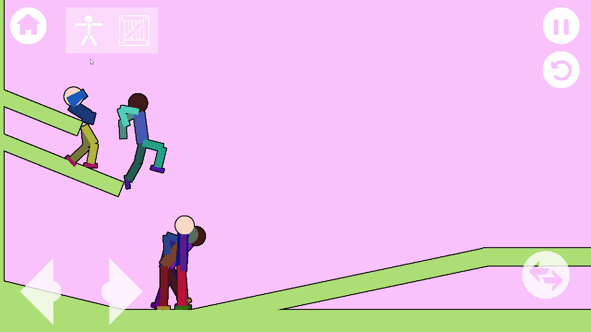 اسکرین شات 8 بازی 2D Geometry Ragdoll Playground