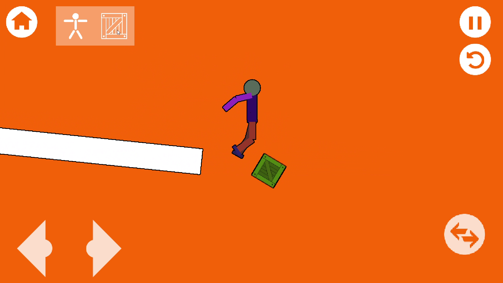 اسکرین شات 6 بازی 2D Geometry Ragdoll Playground