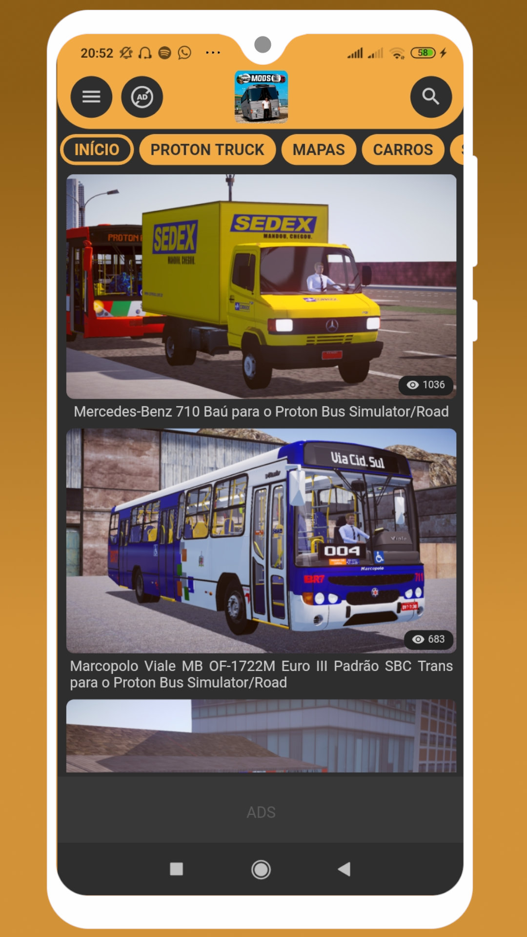اسکرین شات 3 برنامه Mods Proton Bus Simulator PRO