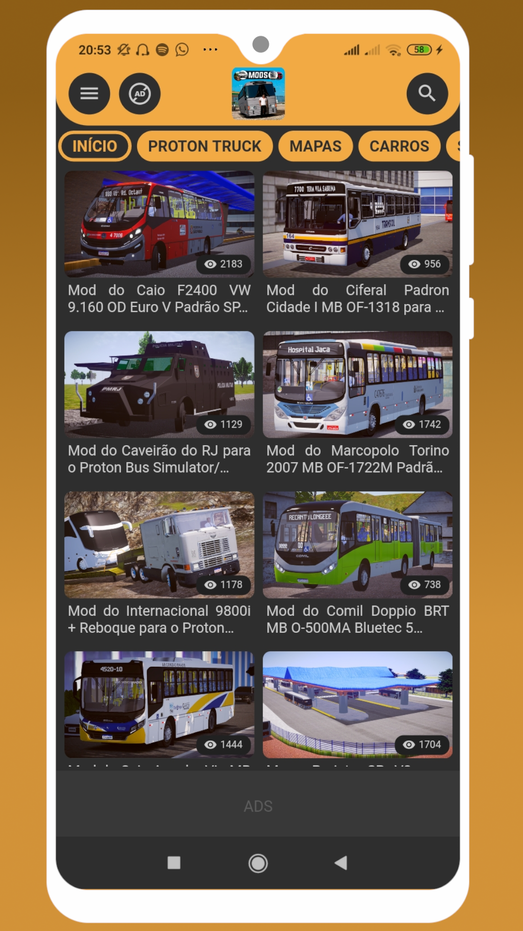 اسکرین شات 1 برنامه Mods Proton Bus Simulator PRO