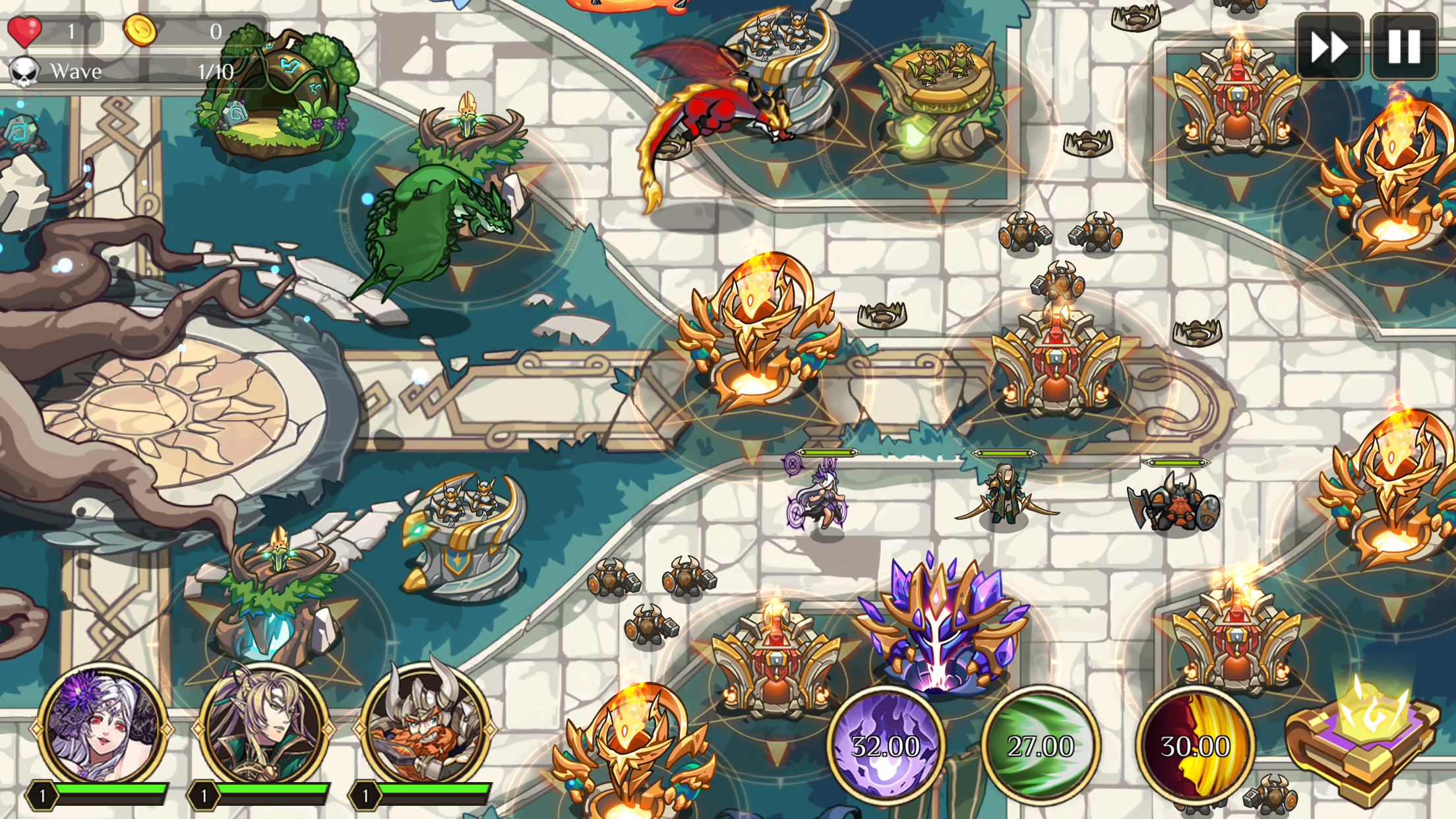 اسکرین شات 4 بازی Kingdom War: Tower Defense TD