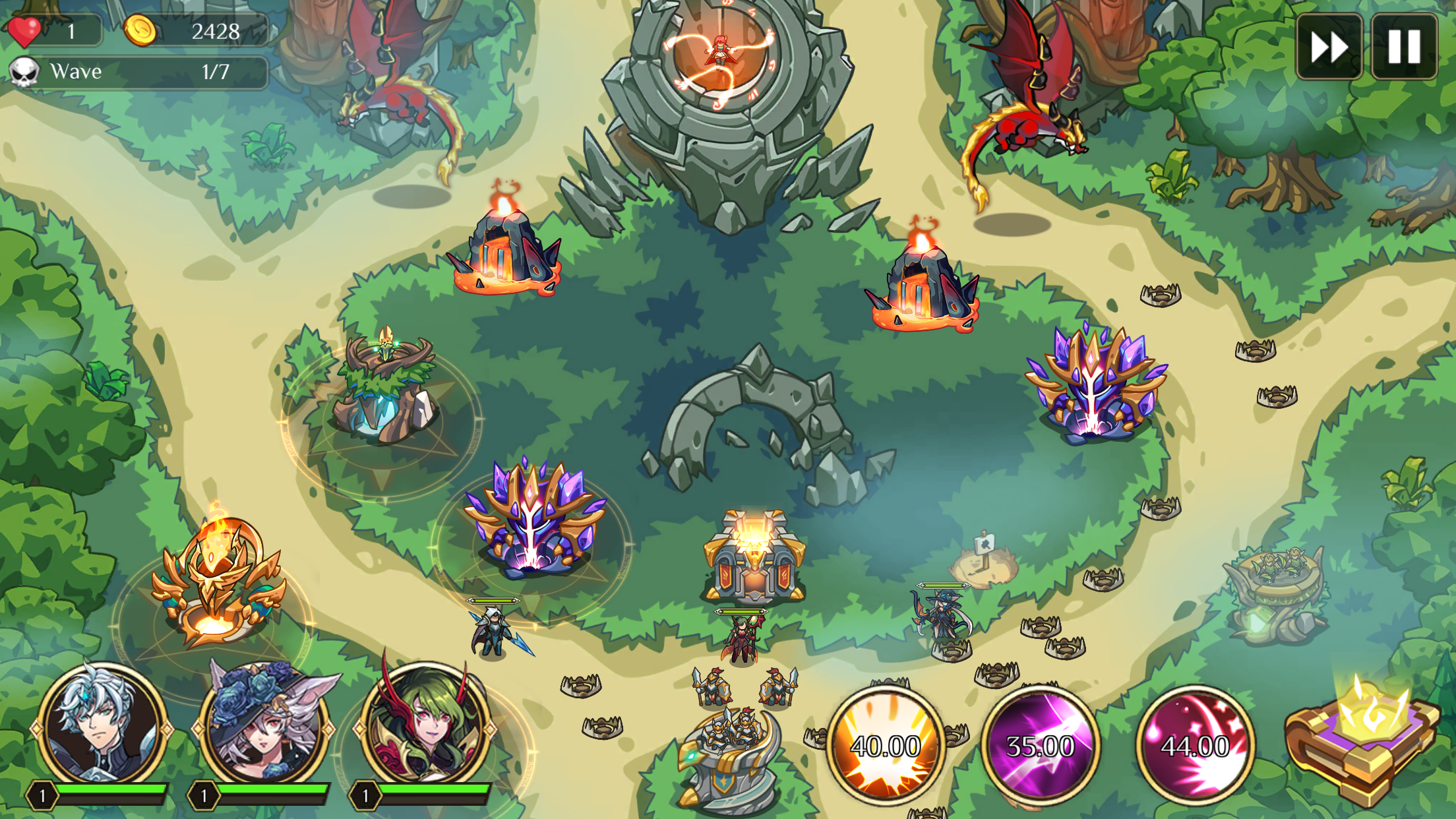 اسکرین شات 6 بازی Kingdom War: Tower Defense TD