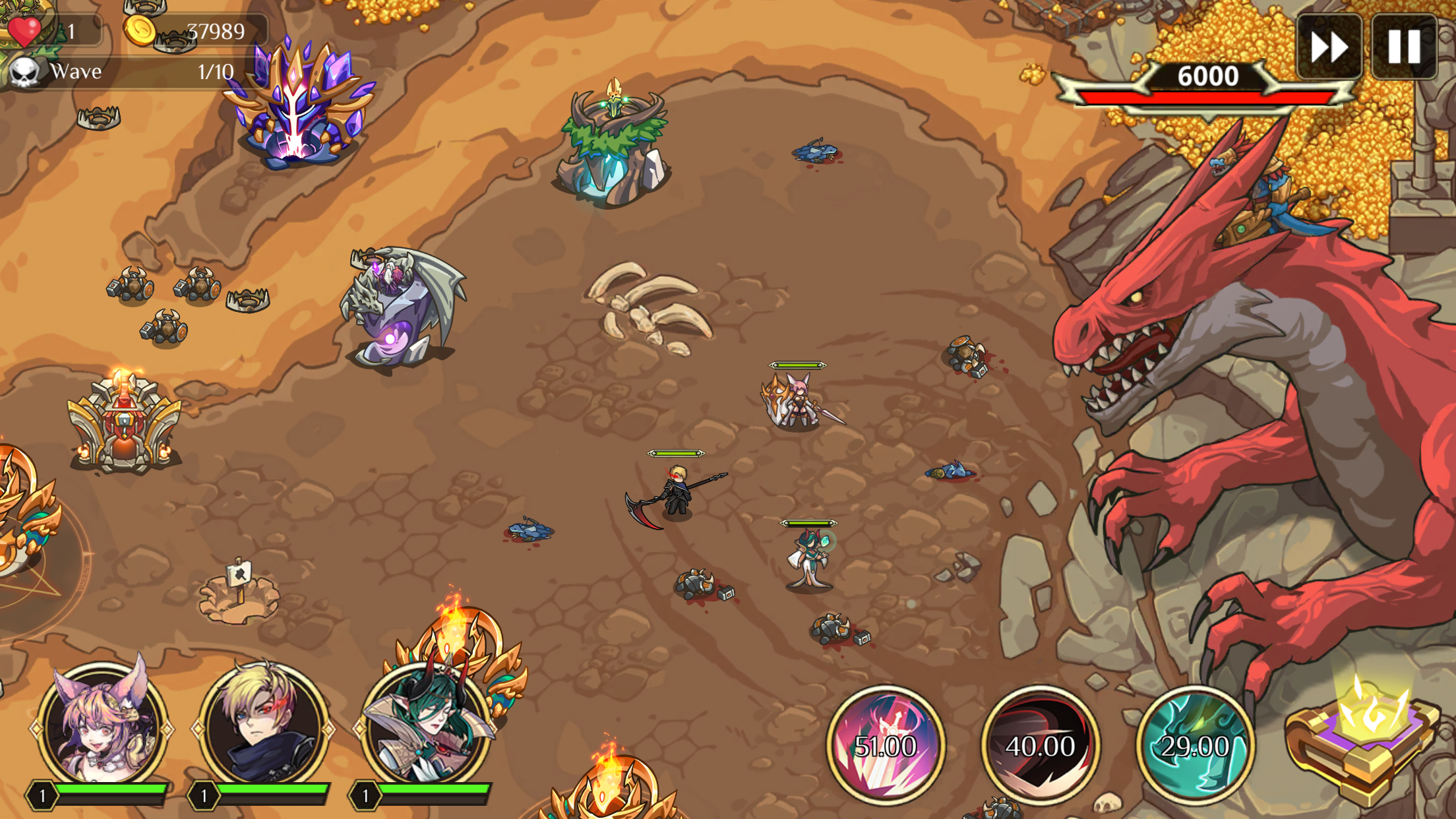 اسکرین شات 3 بازی Kingdom War: Tower Defense TD