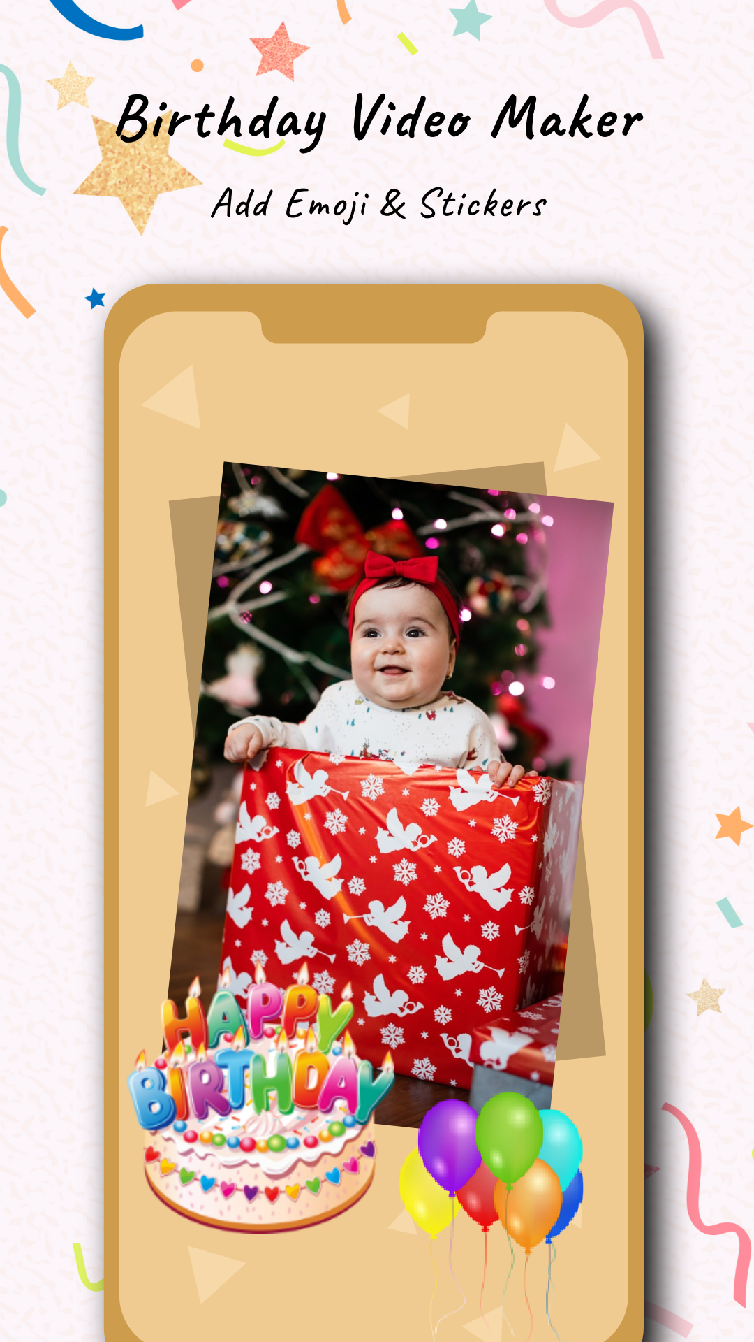 اسکرین شات 3 برنامه Birthday Video Maker