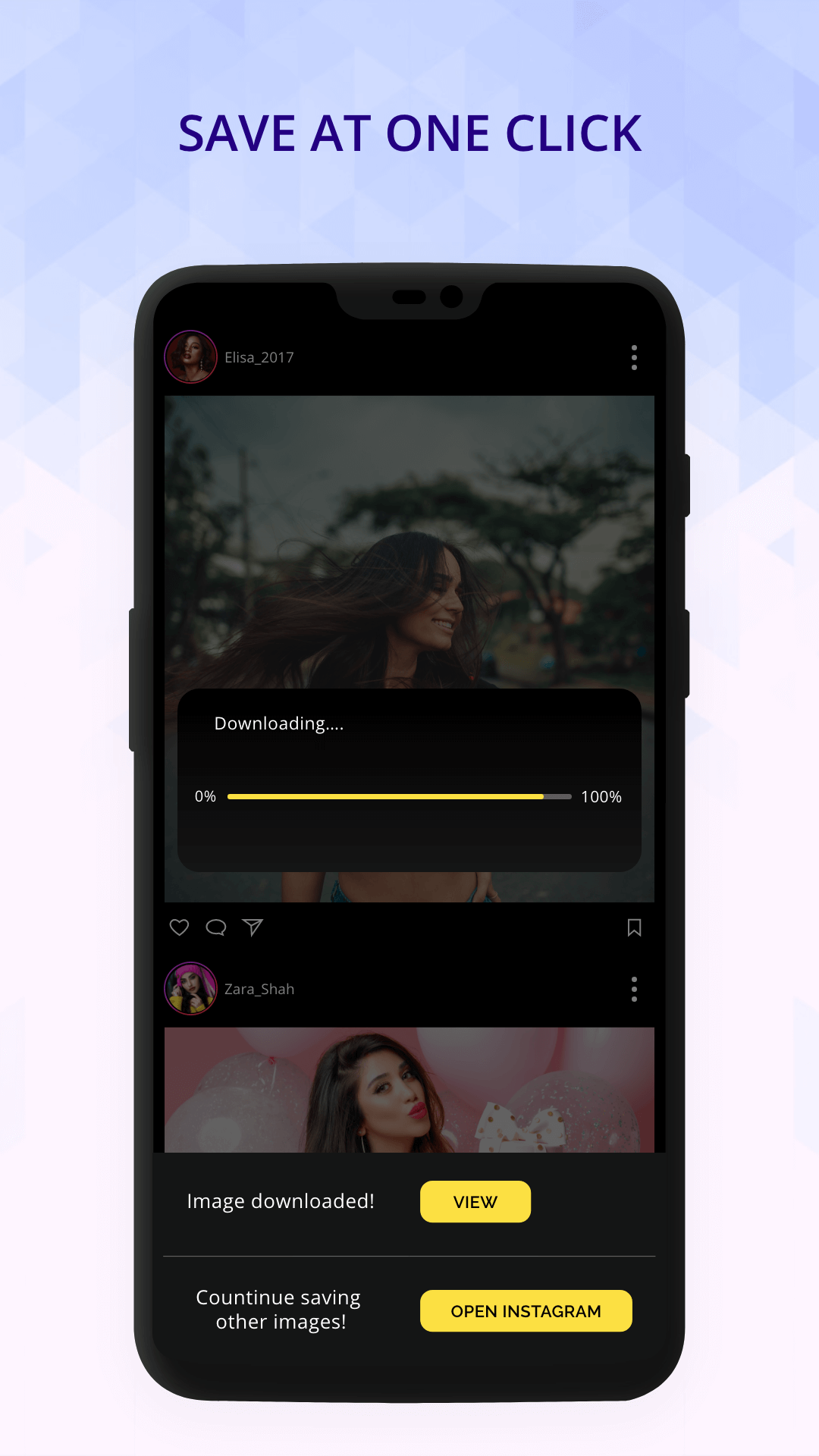 اسکرین شات 4 برنامه Quick Save : Video Downloader