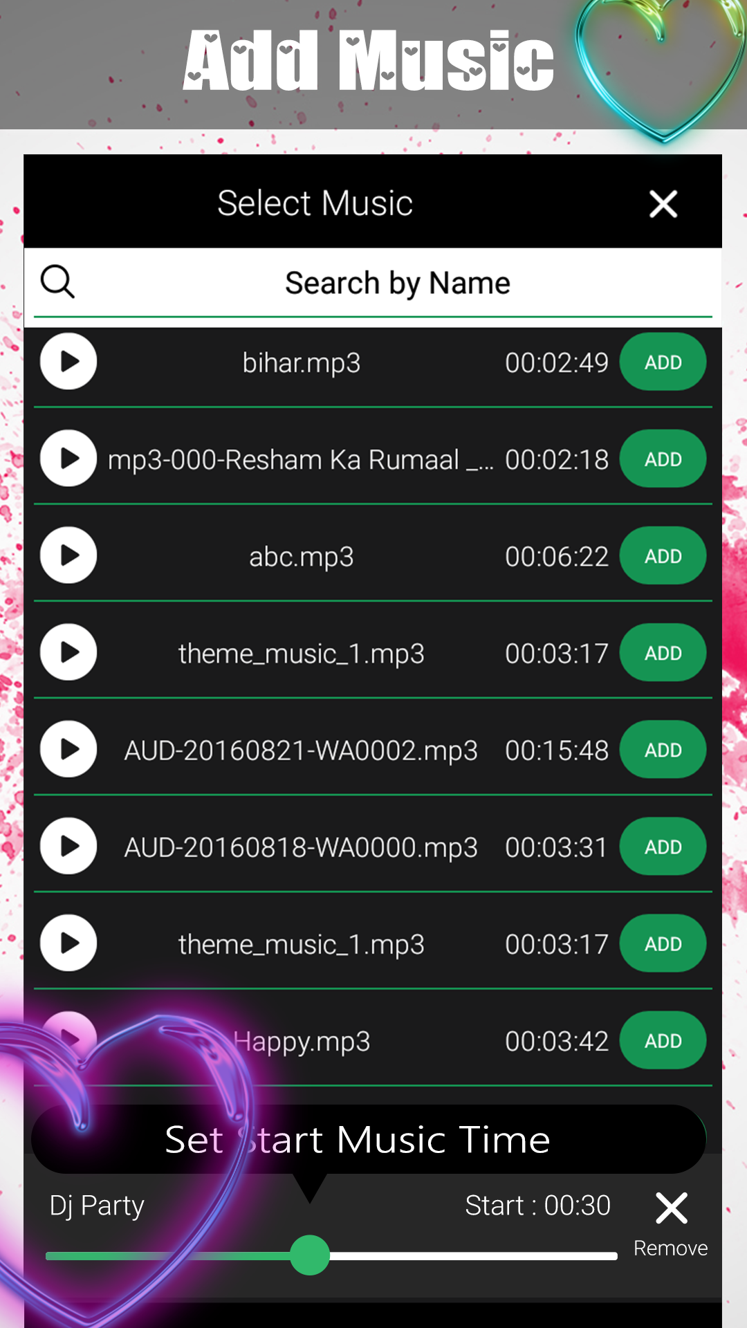 اسکرین شات 5 برنامه Love, Short Video Status