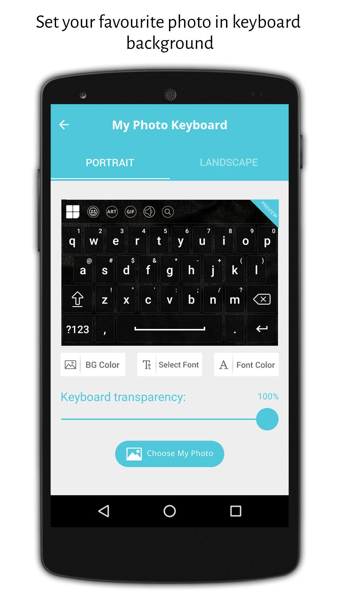 اسکرین شات 6 برنامه My Photo Keyboard