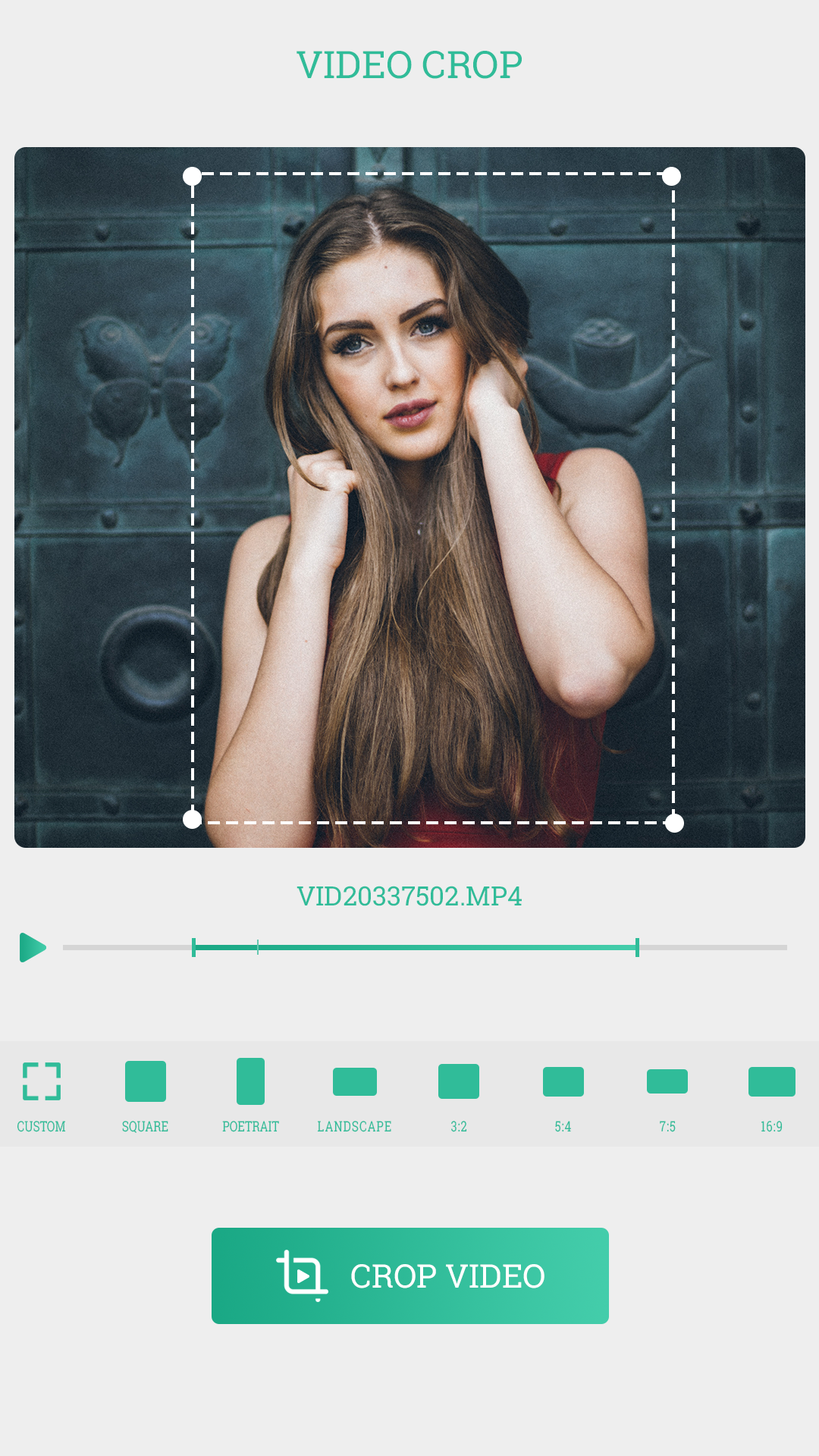 اسکرین شات 4 برنامه Video Crop