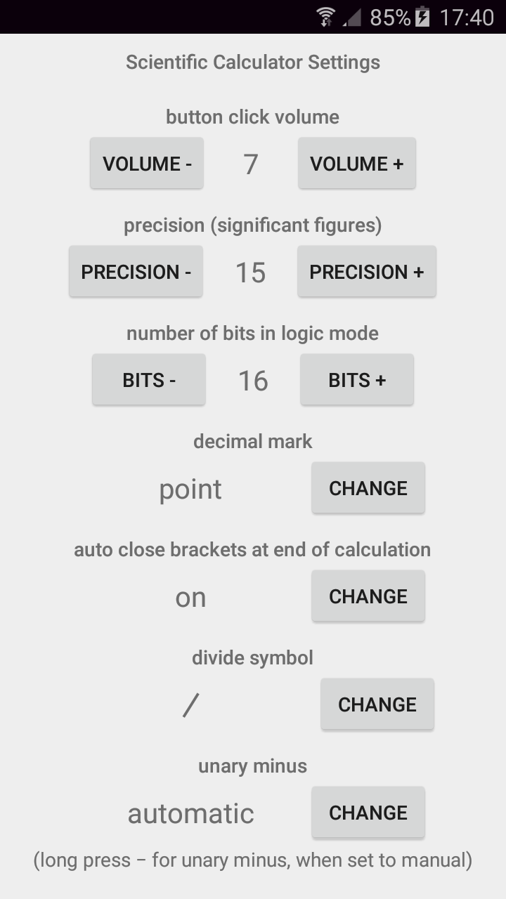 اسکرین شات 7 برنامه Scientific Calculator