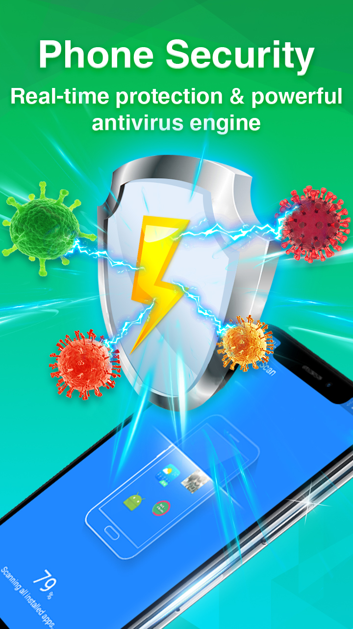 اسکرین شات 2 برنامه Virus Cleaner, Antivirus Clean