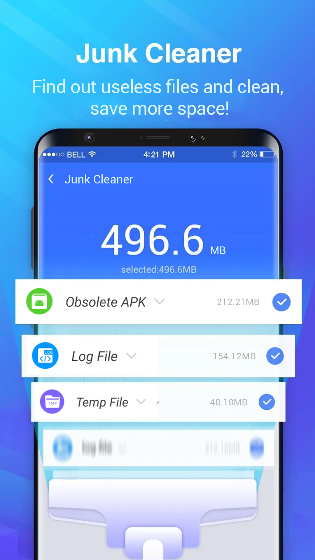 اسکرین شات 2 برنامه Phone Cleaner-Master of Clean