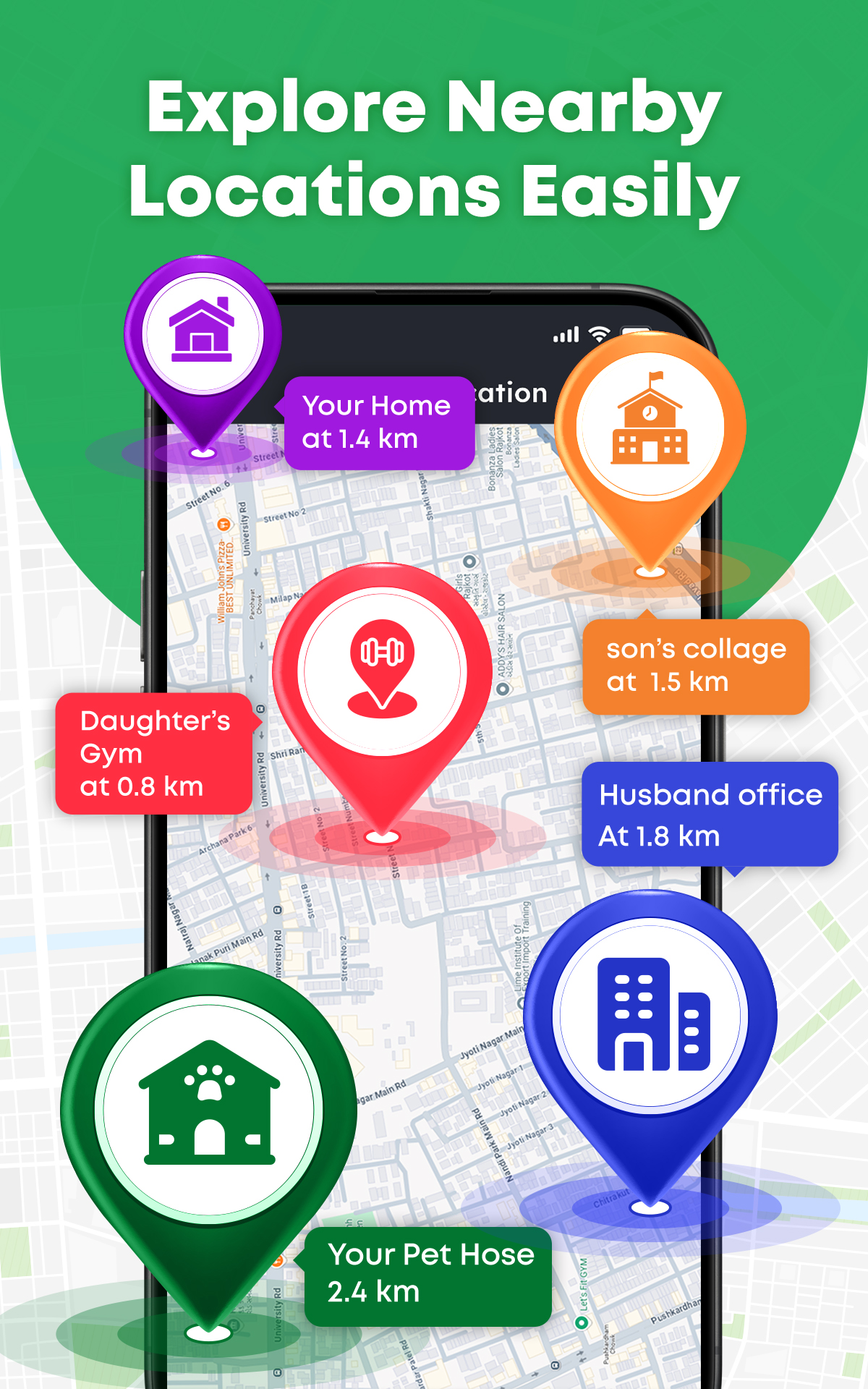 اسکرین شات 8 برنامه Phone Tracker : Family Tracker