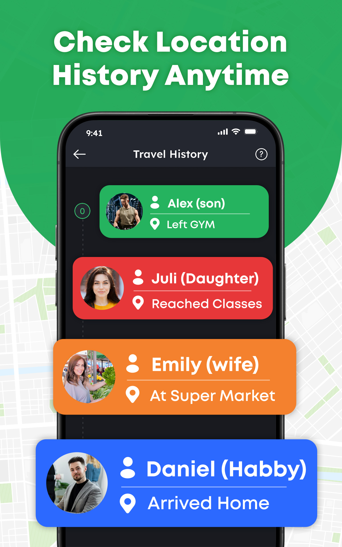 اسکرین شات 4 برنامه Phone Tracker : Family Tracker