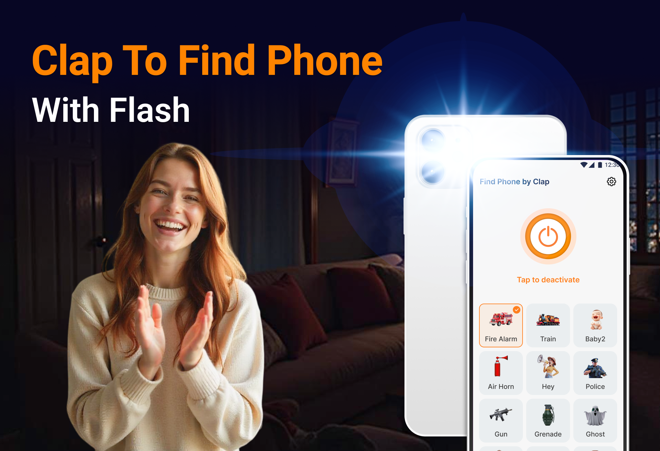 اسکرین شات 3 برنامه Find Phone by Clap