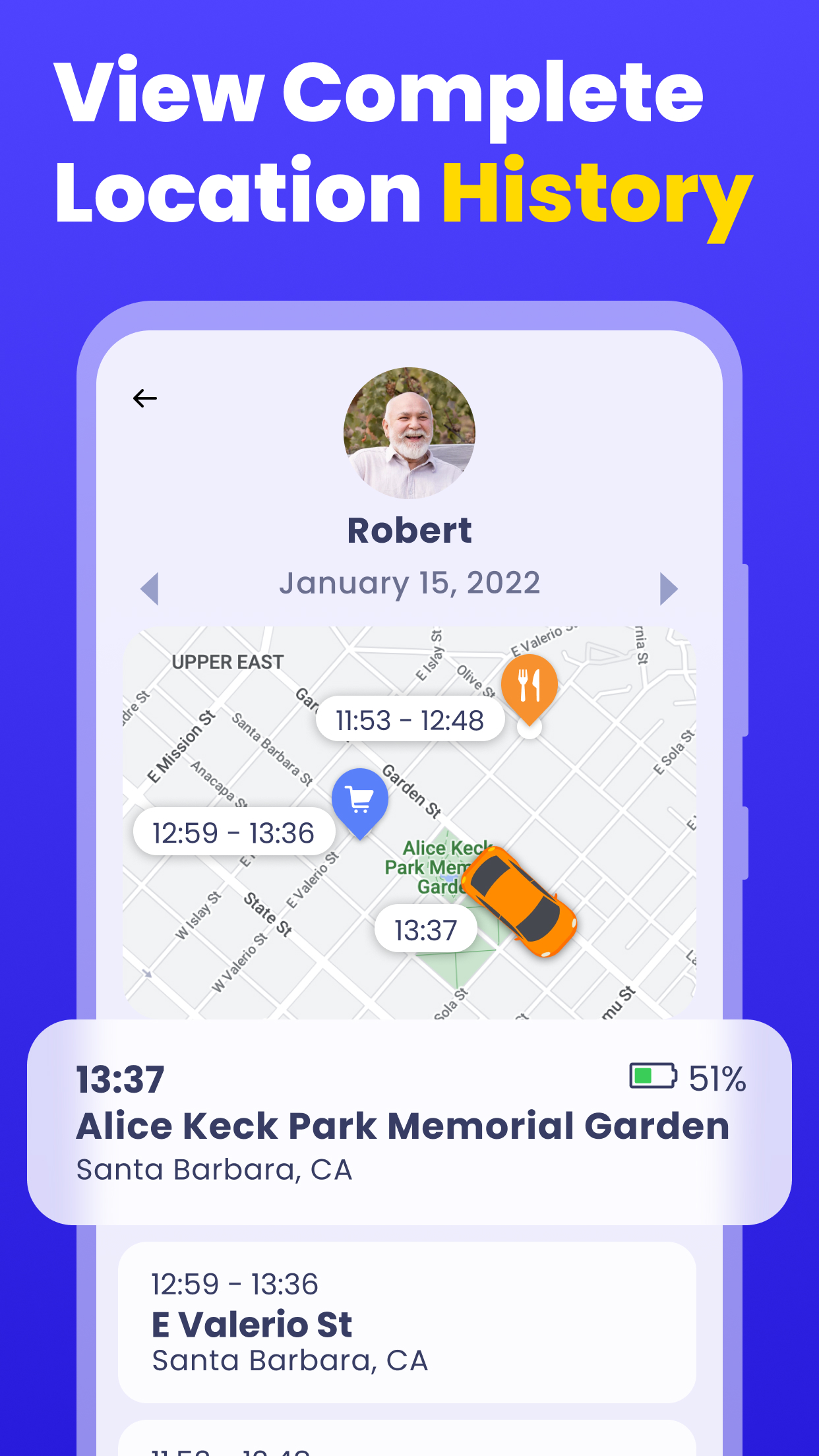 اسکرین شات 2 برنامه Phone Tracker: Phone Locator