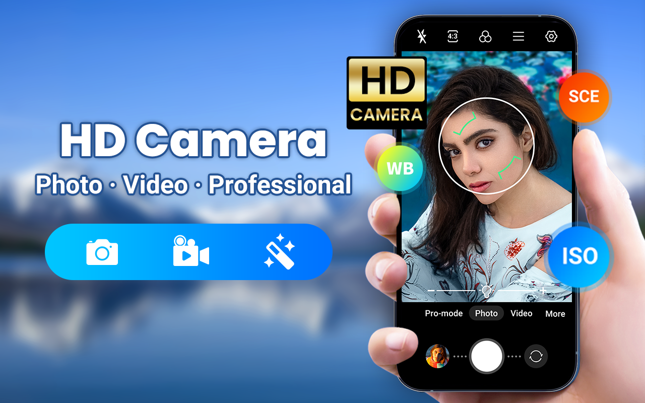 اسکرین شات 1 برنامه Camera for Android - Fast Snap