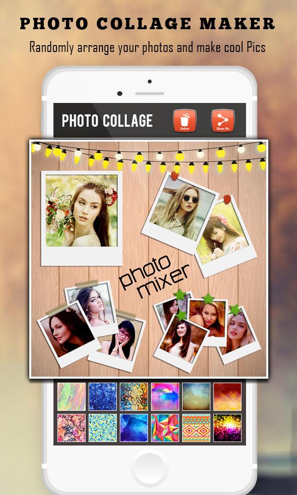 اسکرین شات 6 برنامه Photo Collage Maker Pic Editor