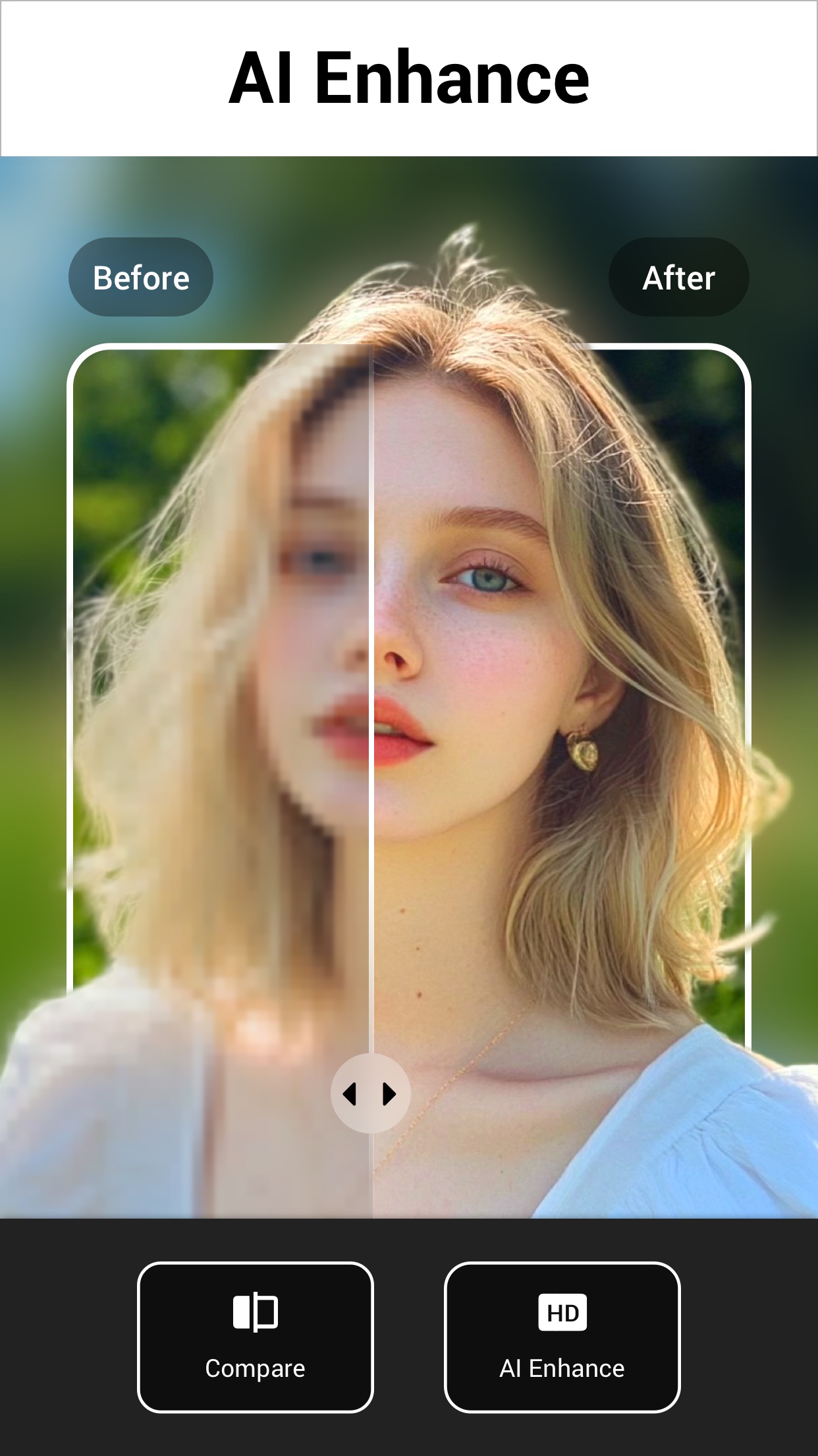 اسکرین شات 1 برنامه AI Photo Editor - Lumii