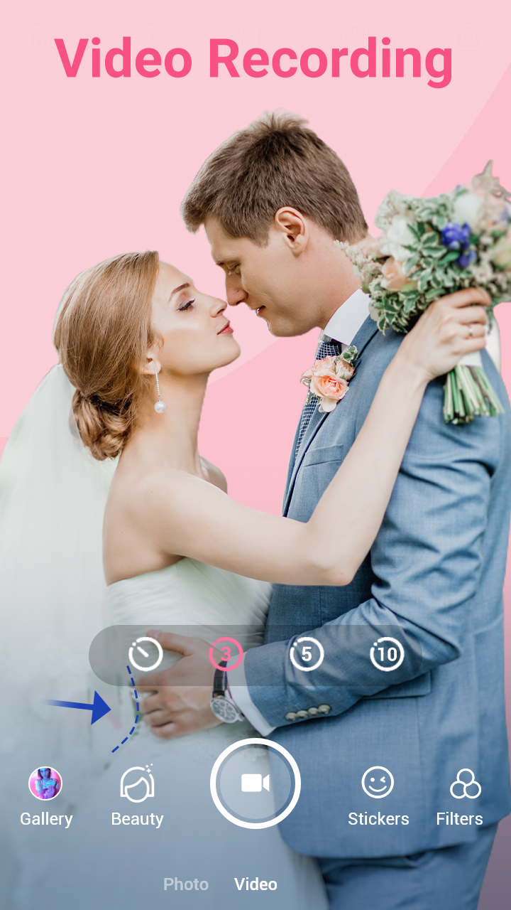 اسکرین شات 1 برنامه Beauty Camera -Selfie, Sticker