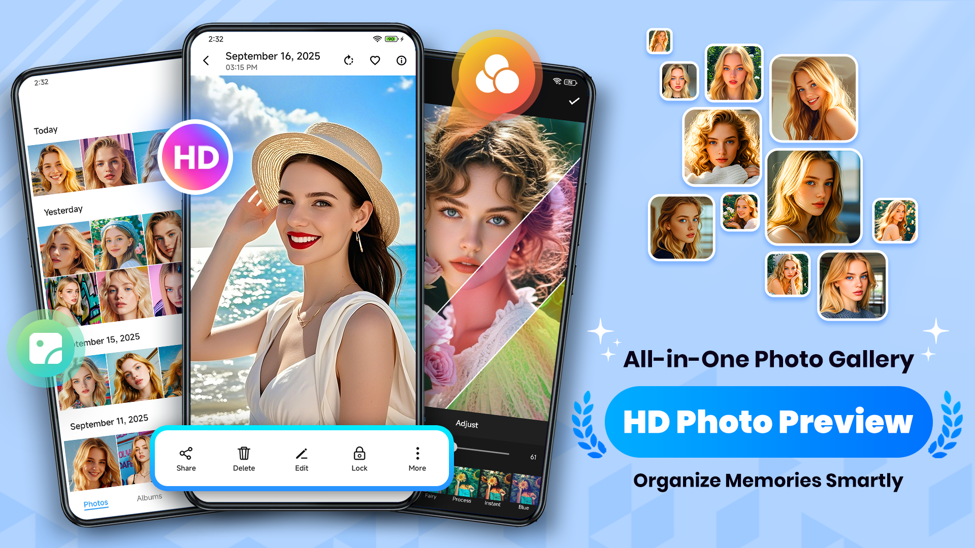 اسکرین شات 1 برنامه Gallery- Photo Gallery & Album