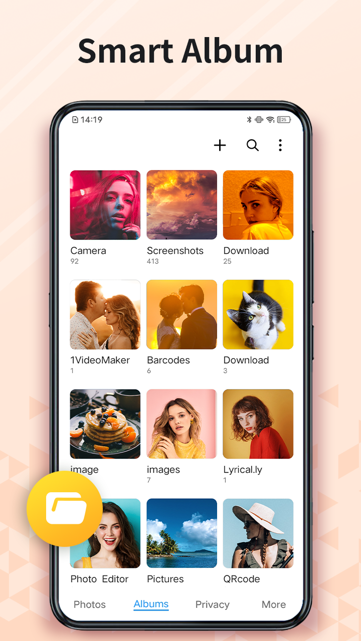 اسکرین شات 2 برنامه Gallery- Photo Gallery & Album
