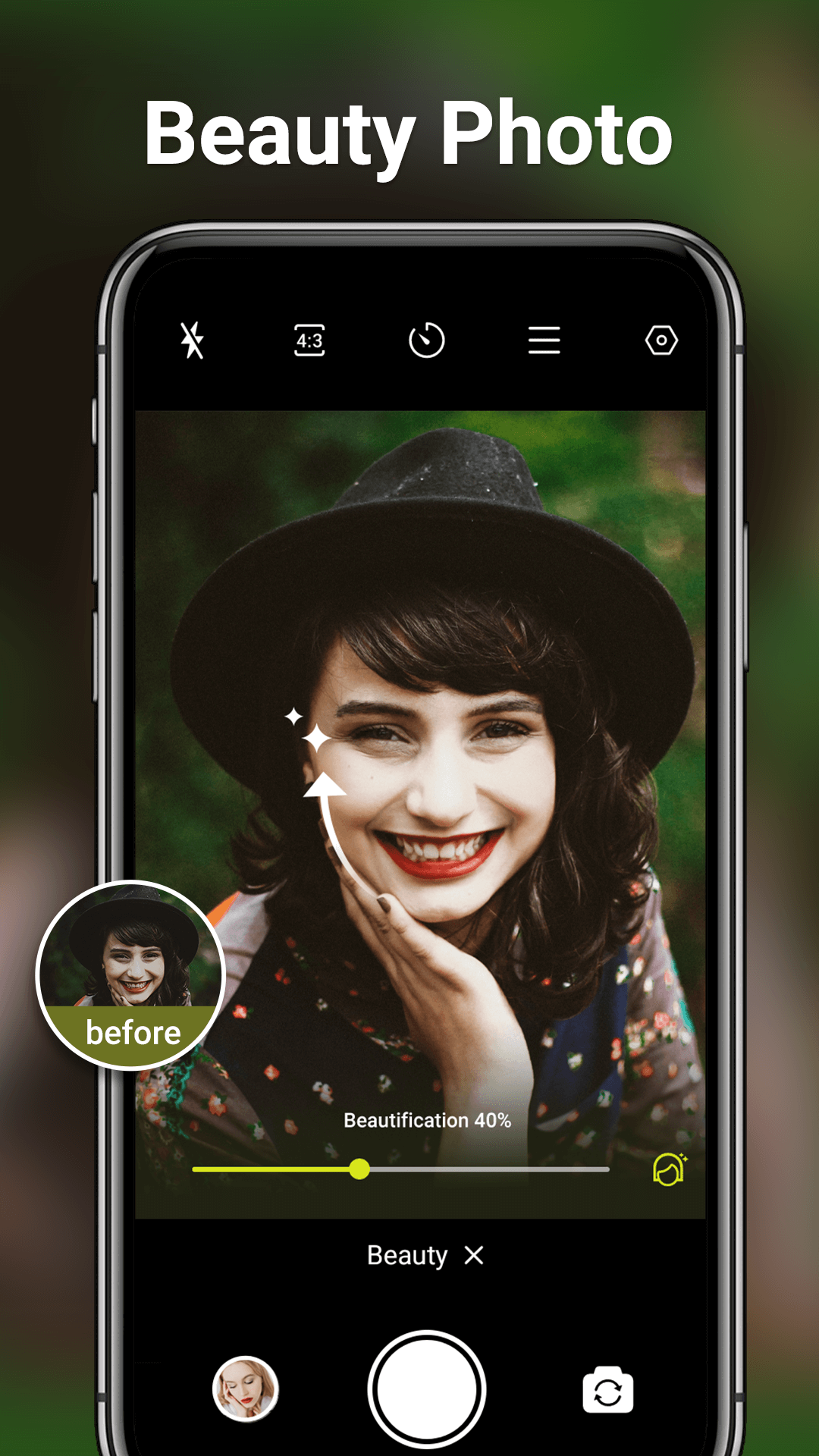اسکرین شات 6 برنامه Camera for Android - HD Camera