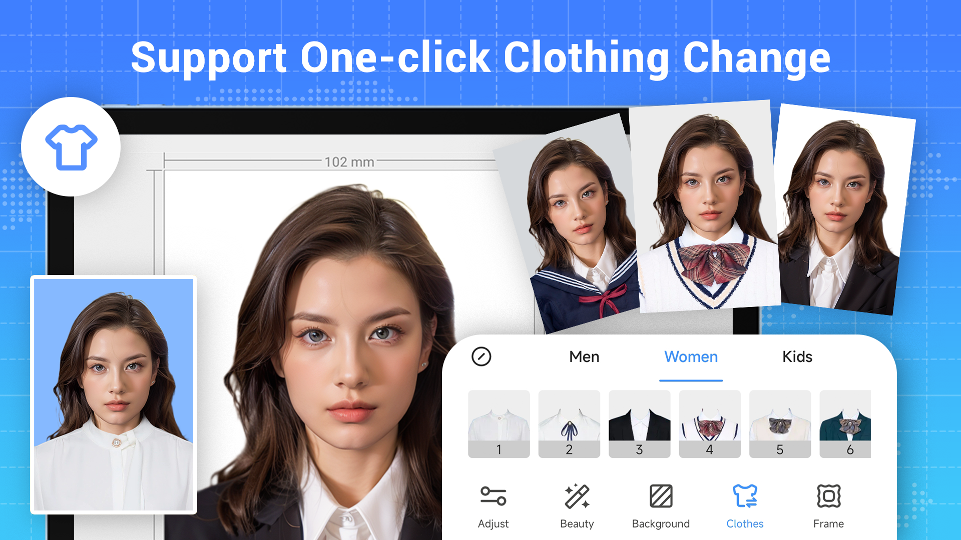 اسکرین شات 8 برنامه ID Photo: Passport Photo Maker