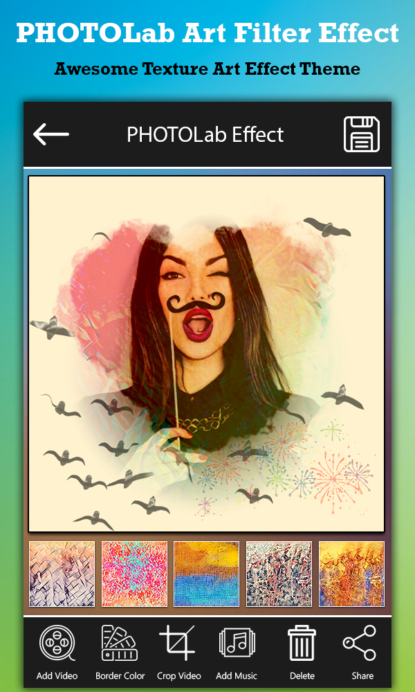 اسکرین شات 3 برنامه Photo Lab : Shattering Effect