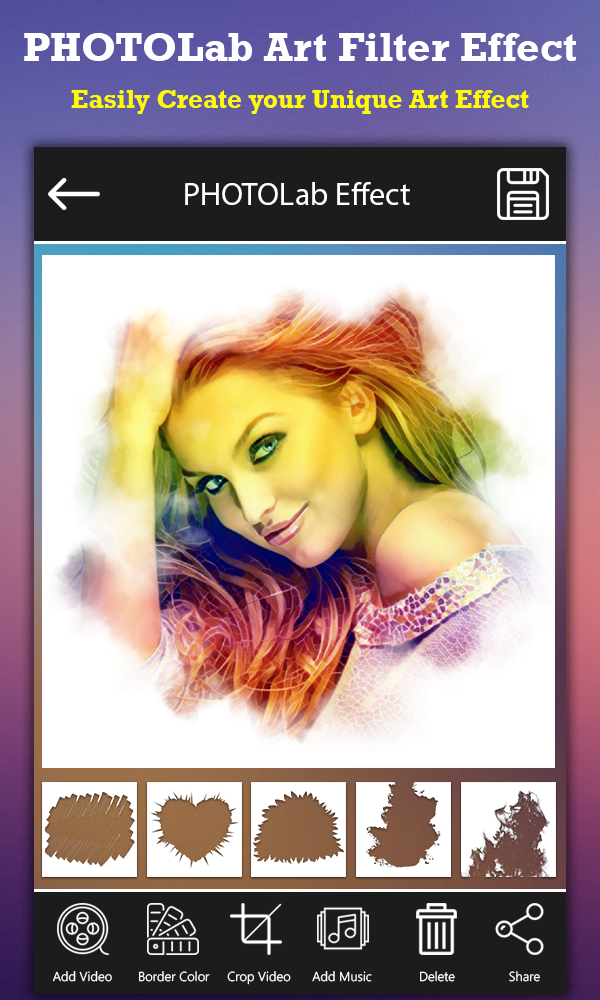 اسکرین شات 5 برنامه Photo Lab : Shattering Effect