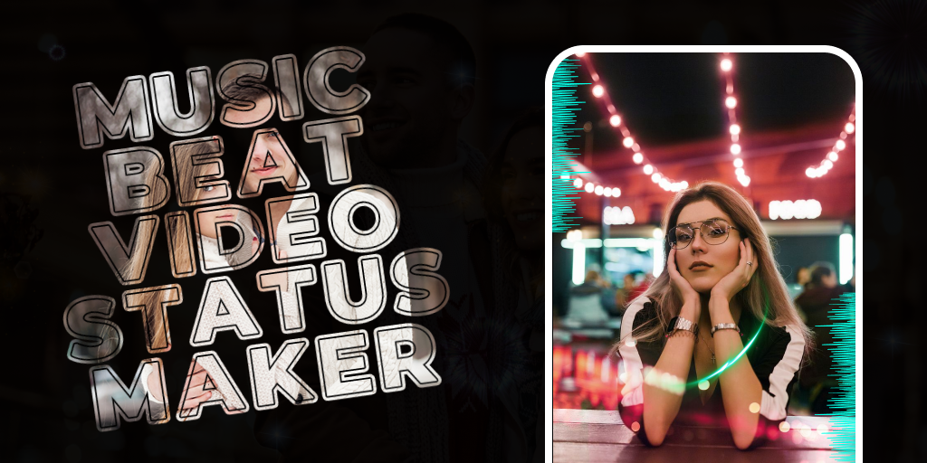 اسکرین شات 1 برنامه Music Beats Photo Video Maker