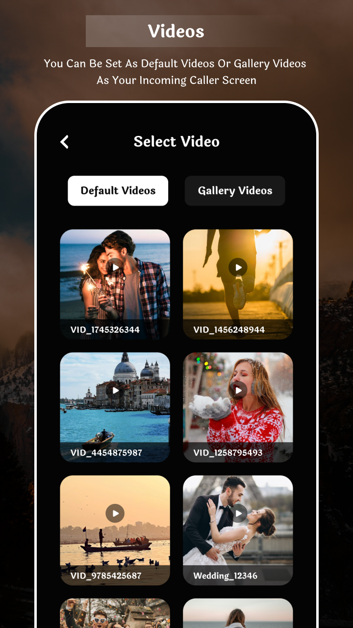 اسکرین شات 3 برنامه Video Caller ID Incoming Call