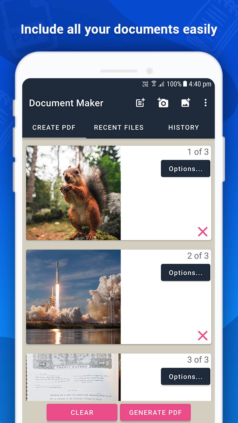 اسکرین شات 1 برنامه Camera Scanner