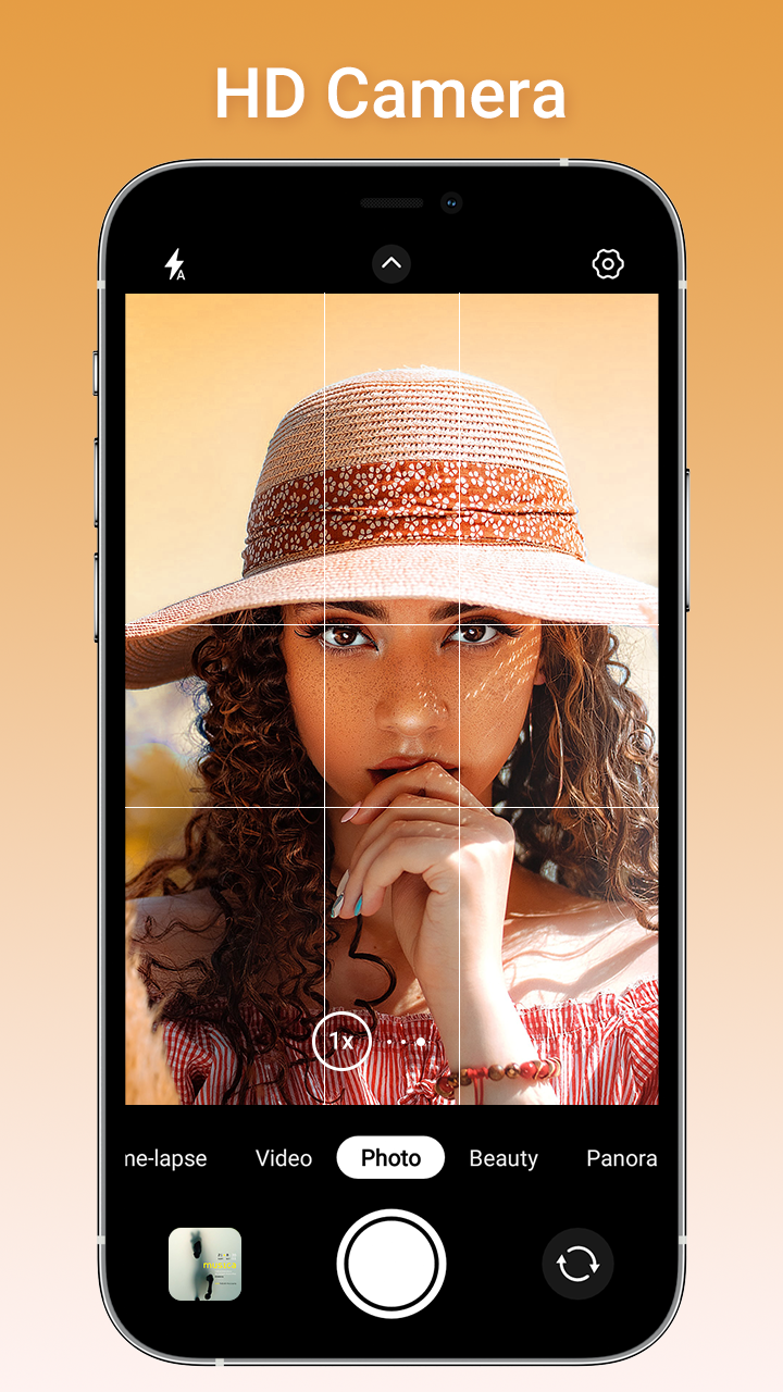 اسکرین شات 2 برنامه HD Camera iphone Beauty Camera