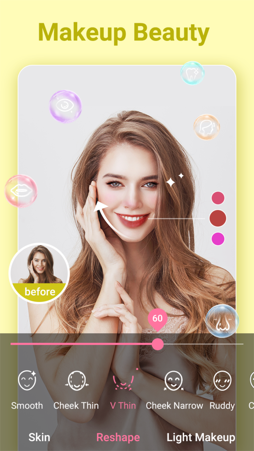 اسکرین شات 3 برنامه Beauty Camera - Selfie Camera