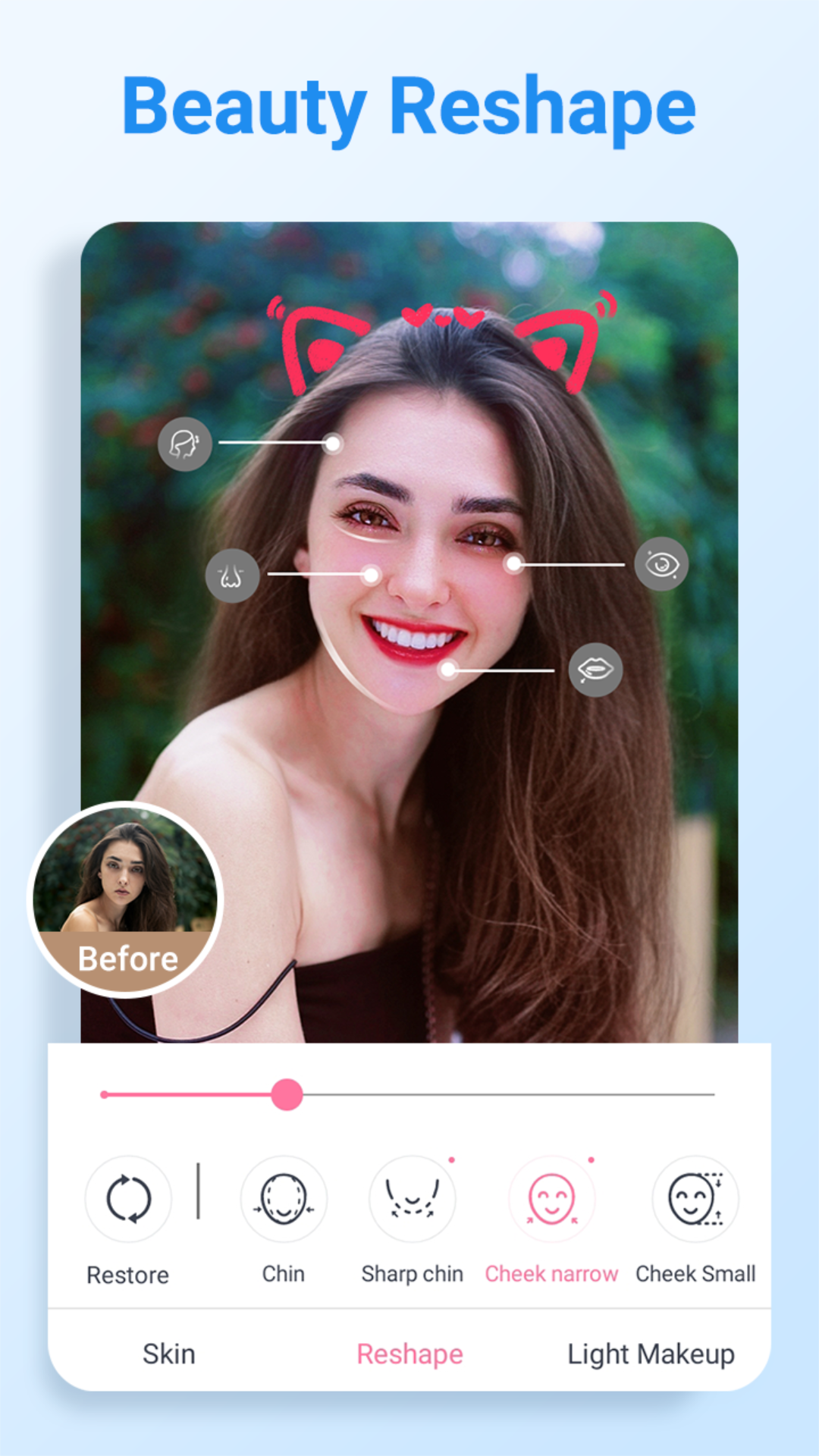 اسکرین شات 2 برنامه Selfie Camera - Beauty Camera