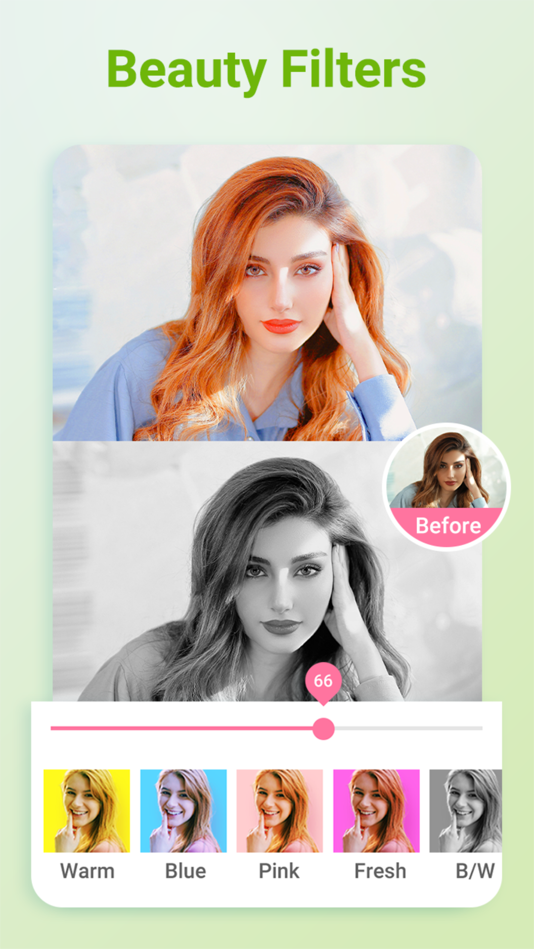 اسکرین شات 4 برنامه Selfie Camera - Beauty Camera