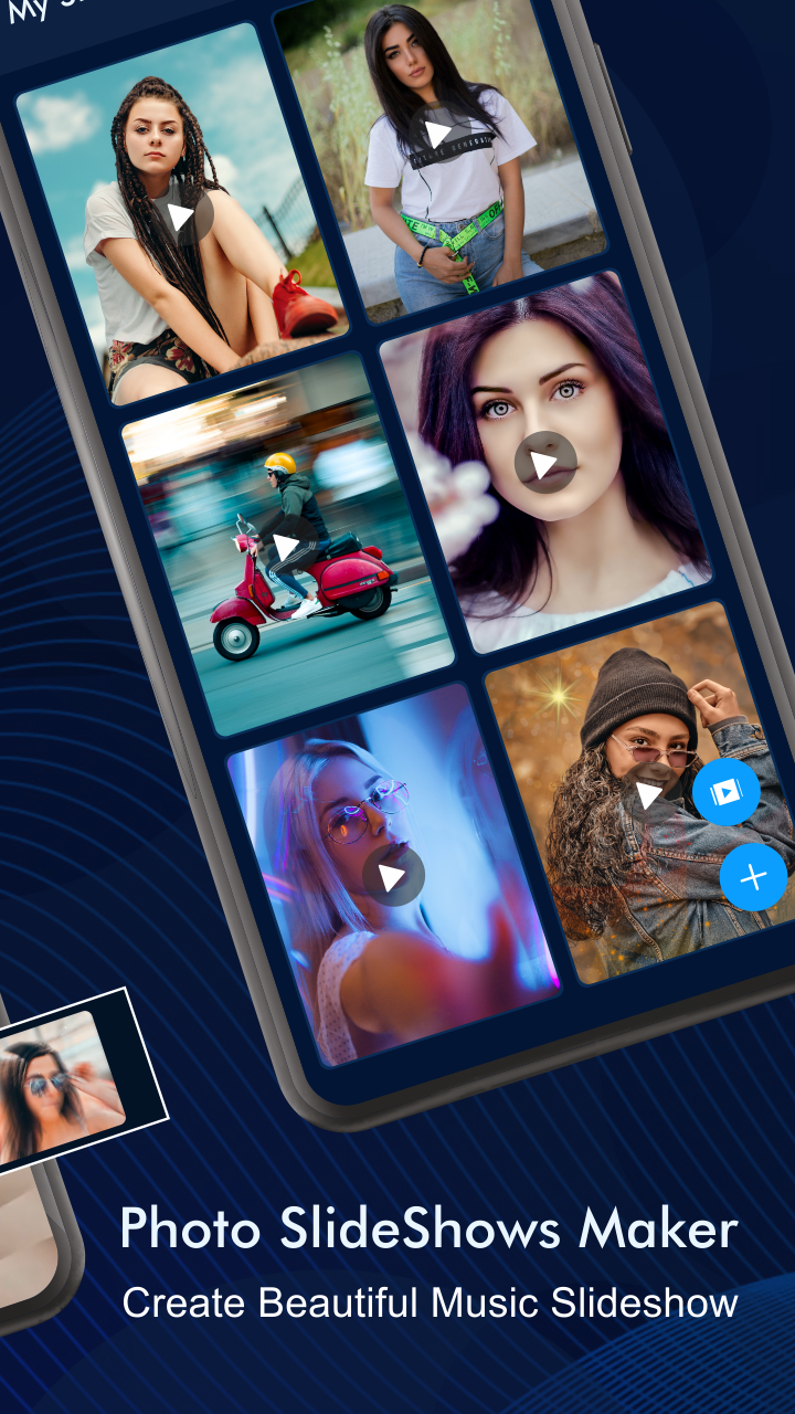 اسکرین شات 3 برنامه Photo Slideshow with Music