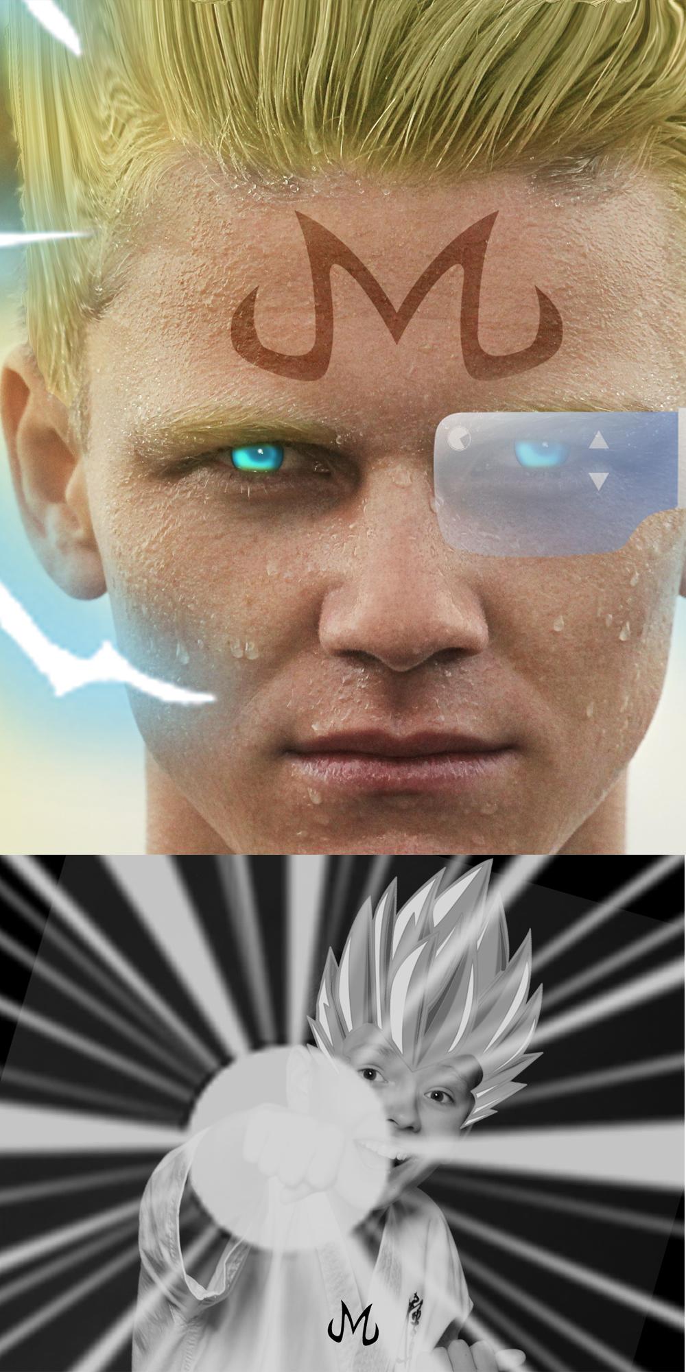 اسکرین شات 1 برنامه SelfComic: Super Saiyan Photo