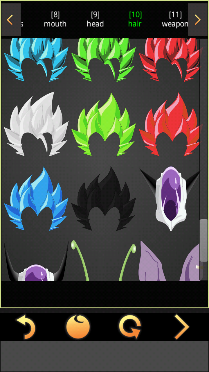 اسکرین شات 6 برنامه SelfComic: Super Saiyan Photo