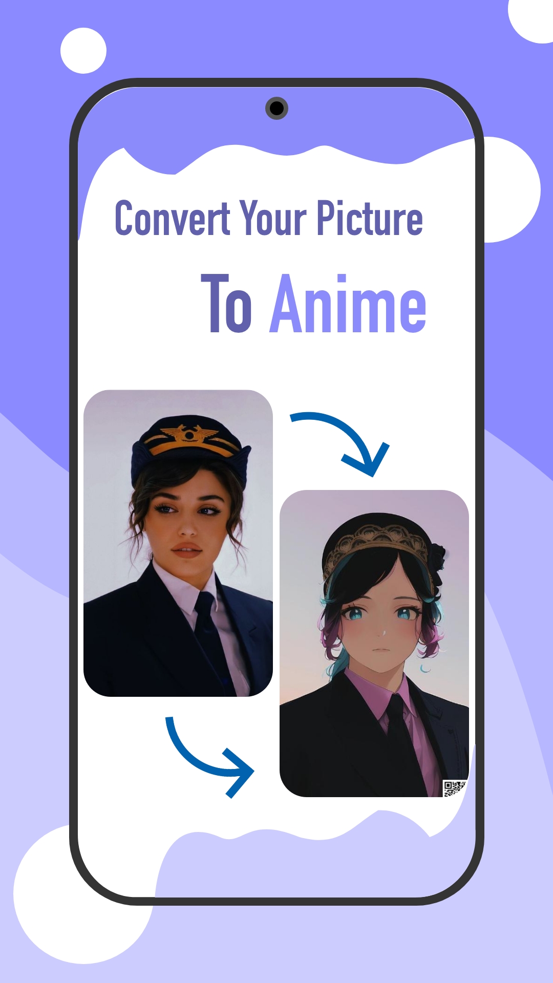 اسکرین شات 1 برنامه ANIME AI - Photo to Anime Art