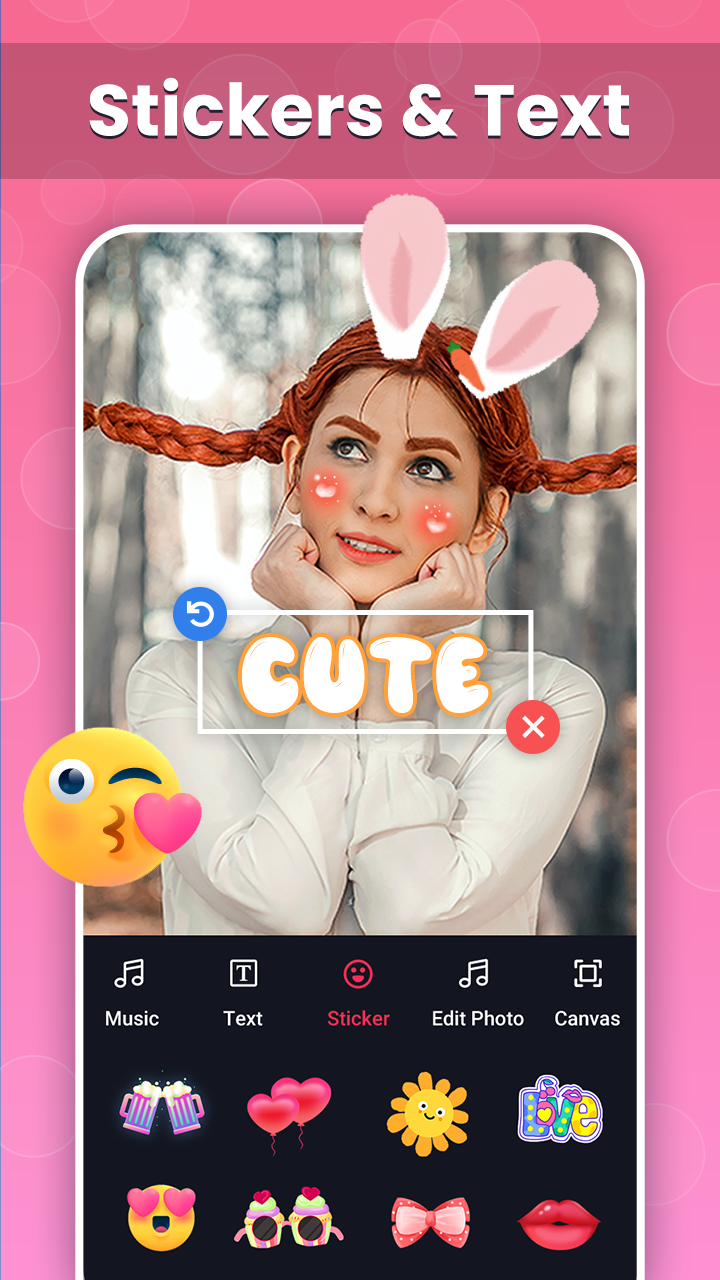 اسکرین شات 8 برنامه Video Maker With Photo & Music