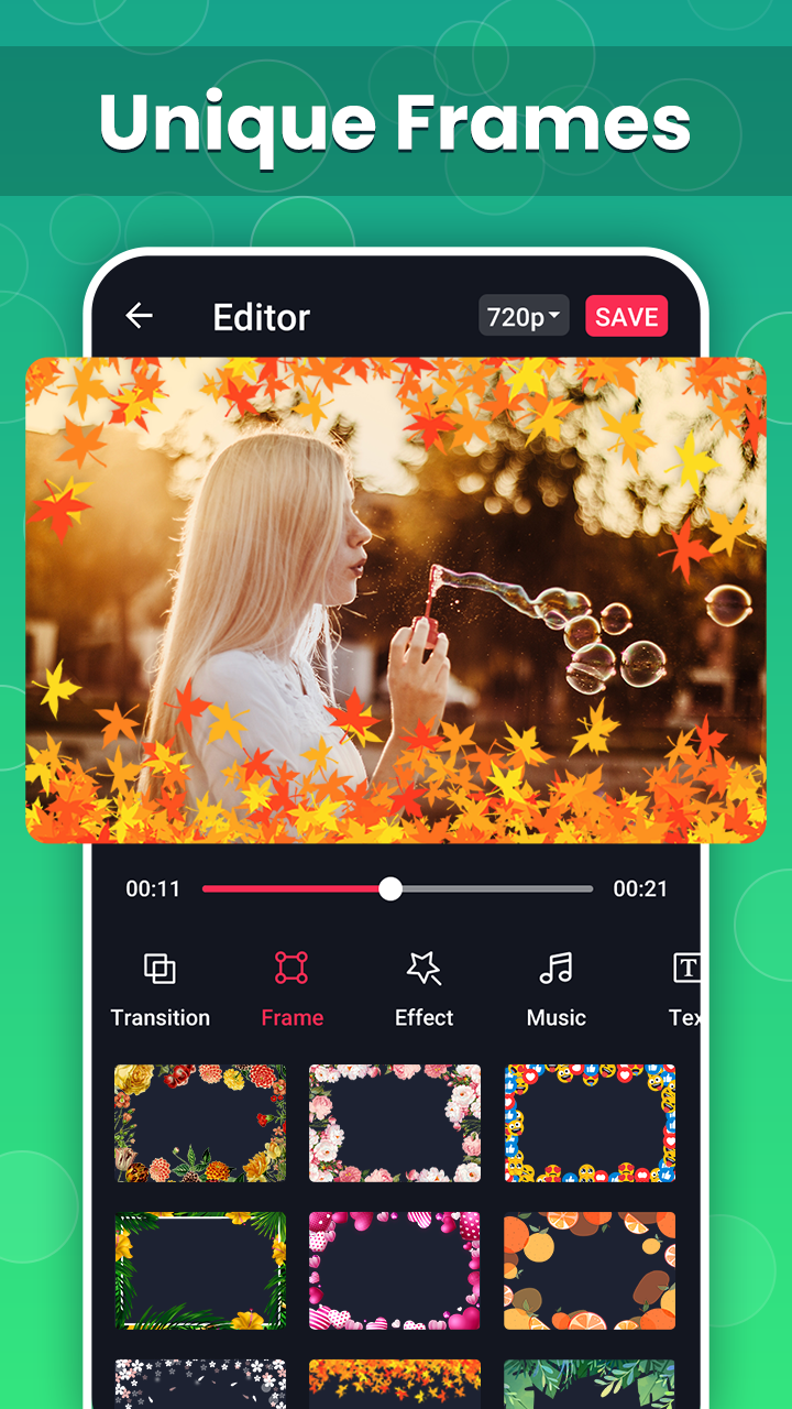اسکرین شات 4 برنامه Video Maker With Photo & Music