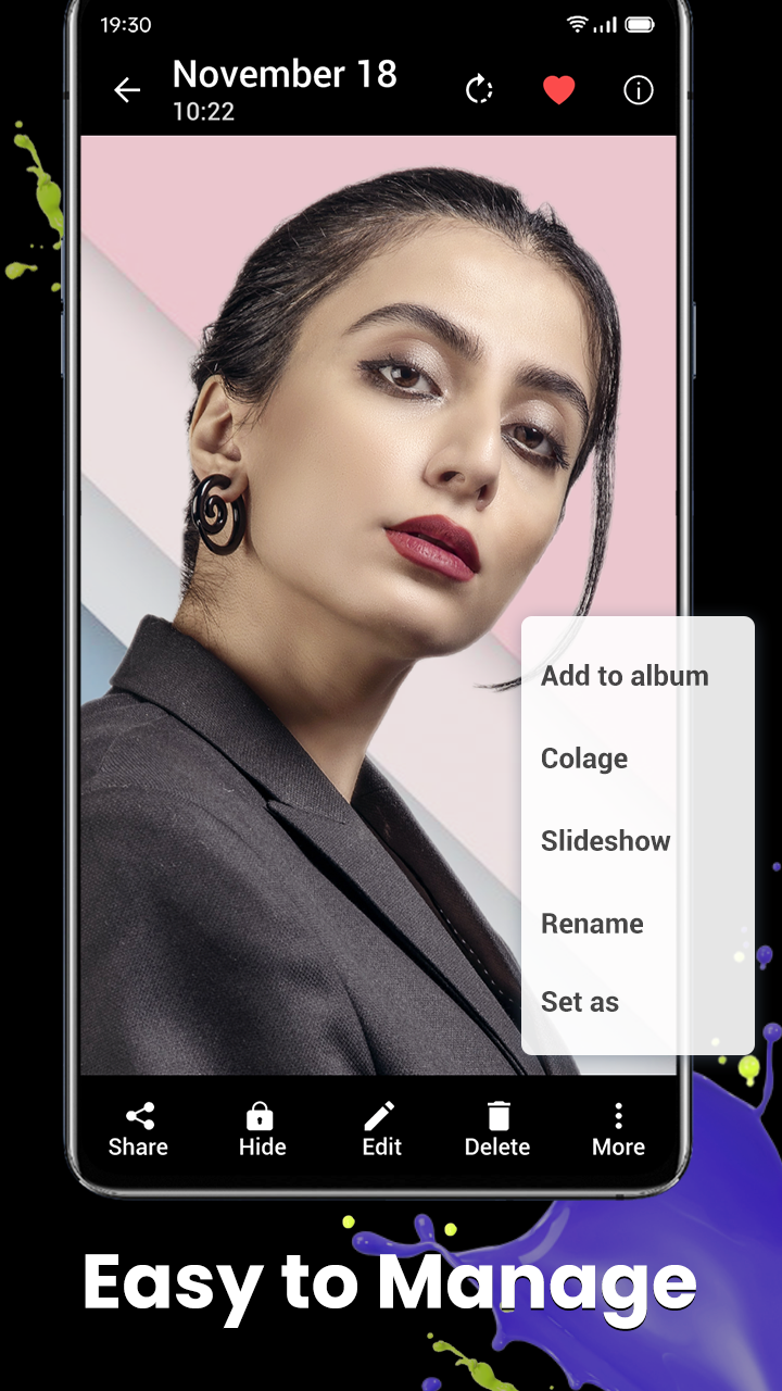 اسکرین شات 4 برنامه Gallery - Photo Vault, Album