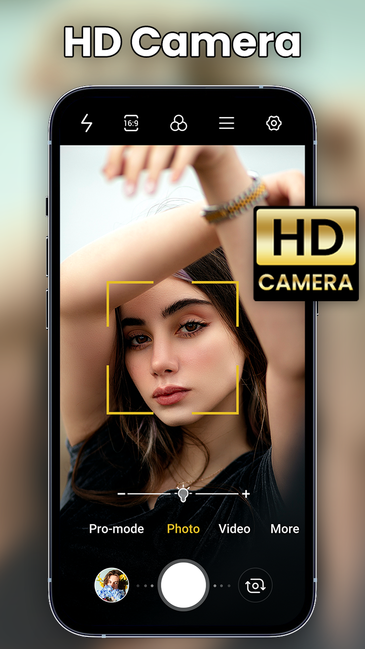 اسکرین شات 2 برنامه Camera for Android: Pro Camera