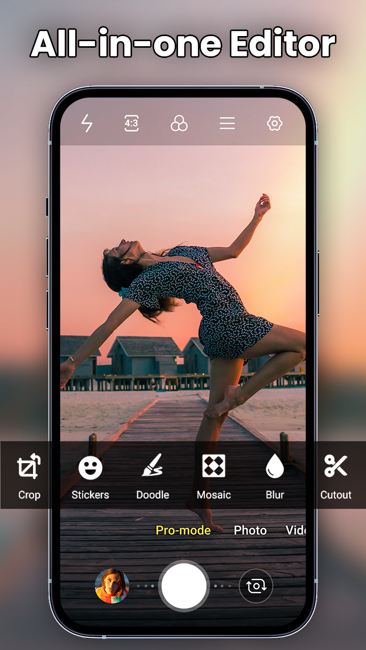 اسکرین شات 8 برنامه Camera for Android: Pro Camera